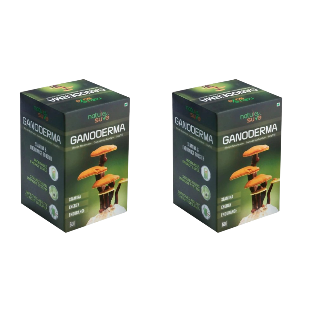 Nature Sure Ganoderma Ling Zhi Reishi Mushroom Capsules
