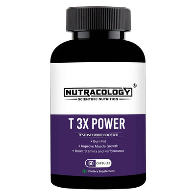 Nutracology T 3X Power Testosterone Booster For Muscle Strength Energy For Men