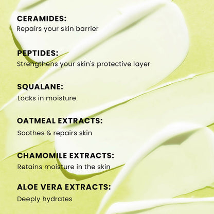 Hyphen by Kriti Sanon sunscreen in a tube, designed for oil-to-dry skin, part of the skincare combo set.
