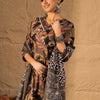 Dhiyona IE Women's Women Floral Embroidered Pure Cotton Kurta with Trouser & Dupatta