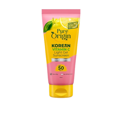 Pure Origin Korean Vitamin C Bright Boosting Light Gel Sunscreen SPF 50 PA++++