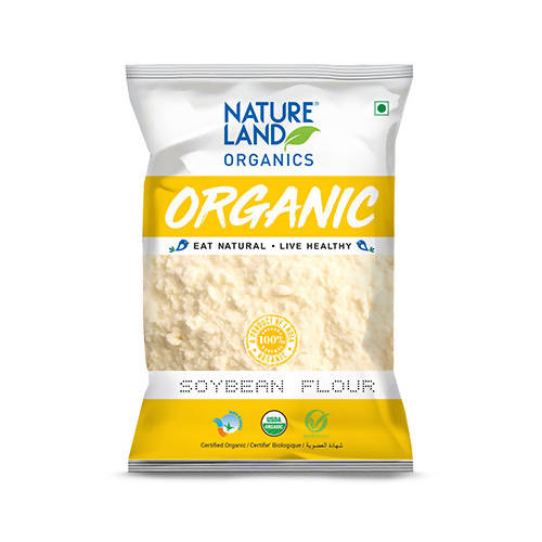 Nature Land Organics Soybean Flour - Indyancart