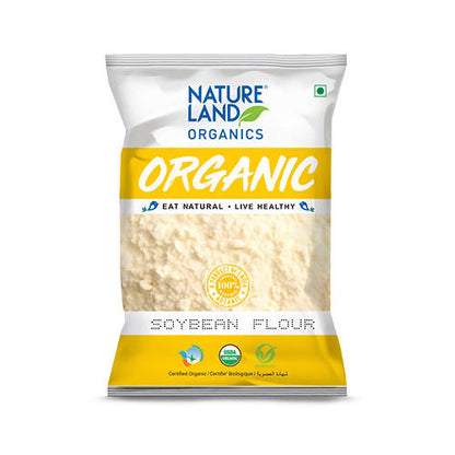 Nature Land Organics Soybean Flour - Indyancart