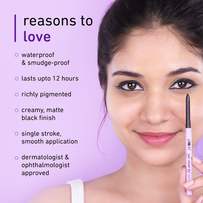Plum Goodness Eye-Swear-By Kohl Kajal Deep Black