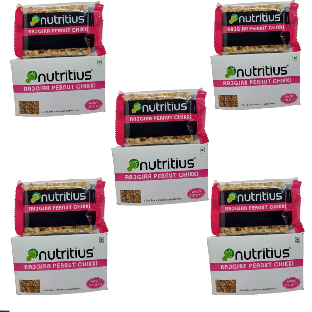 Nutritius Rajgira Peanut Chikki