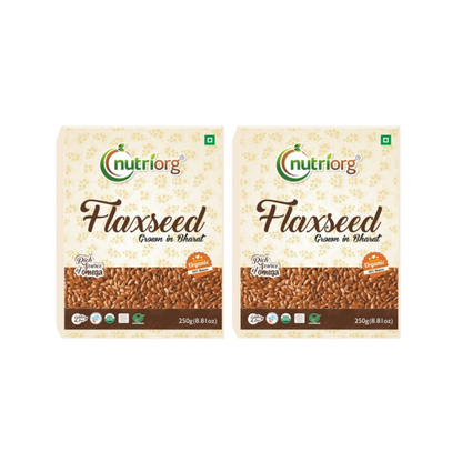 Nutriorg Organic Raw Flaxseeds