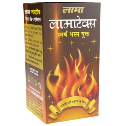 Lama Lamatex Swarna Bhasm Yukt Tablets - Indyancart