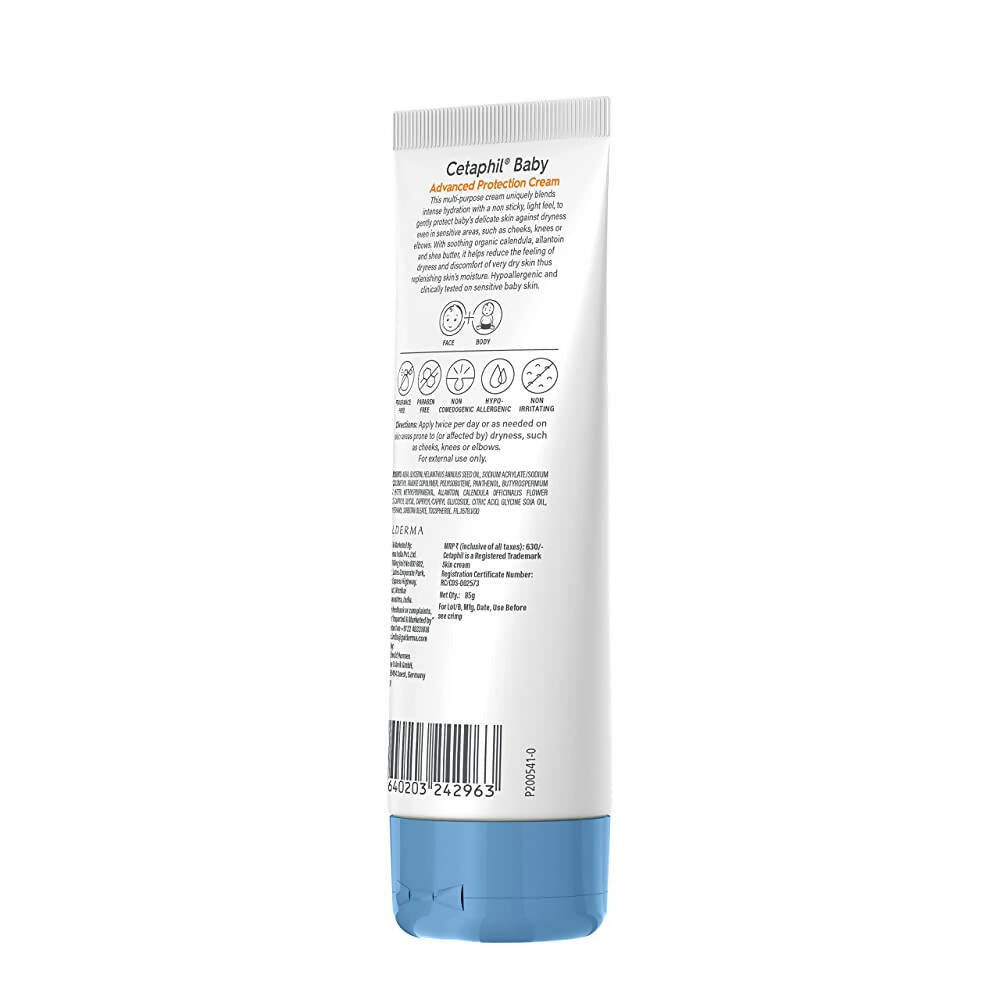 Cetaphil Baby Advanced Protection Cream With Organic Calendula - Indyancart