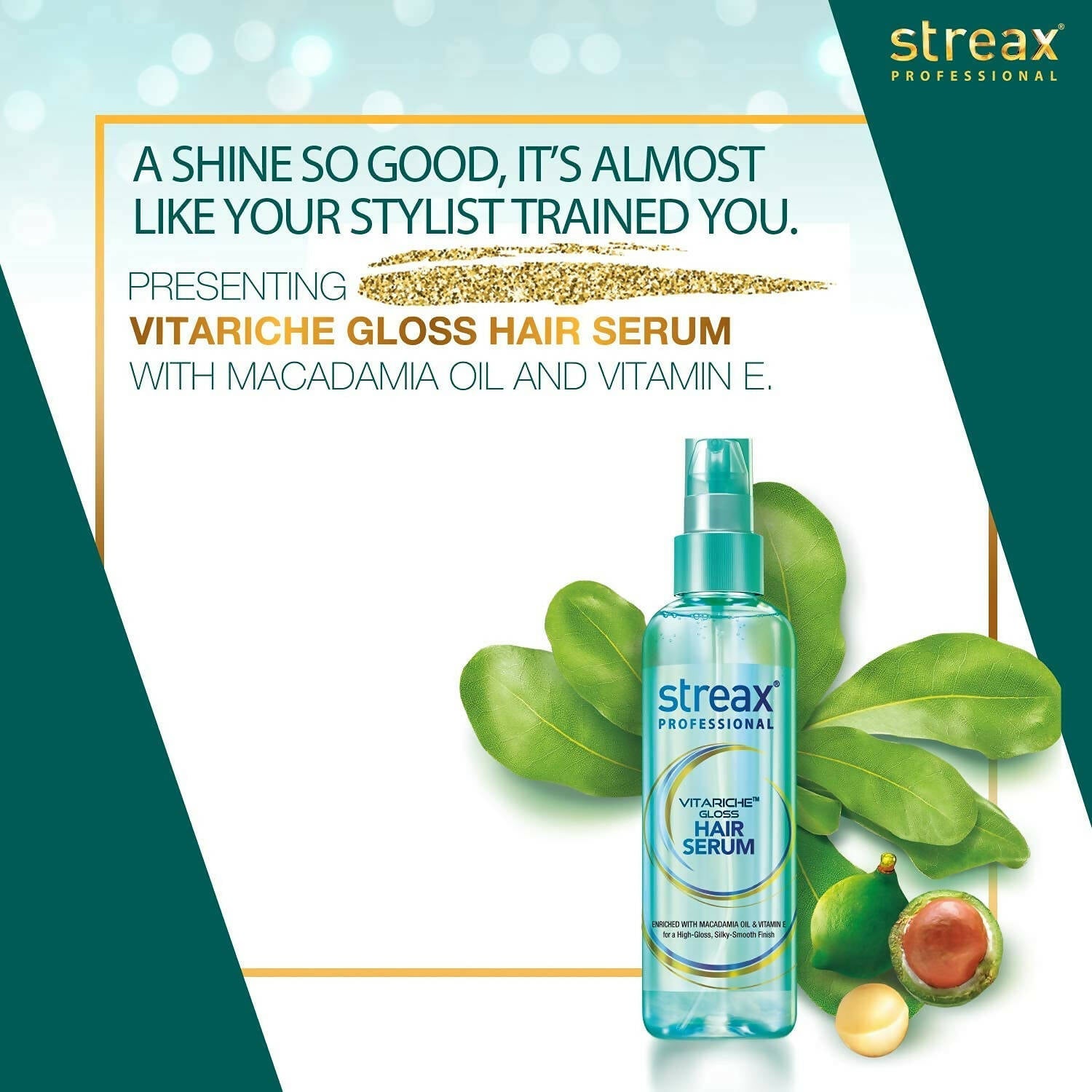 Streax Professional Vitariche Gloss Hair Serum - Indyancart