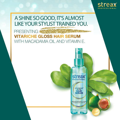 Streax Professional Vitariche Gloss Hair Serum - Indyancart