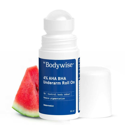 BeBodywise 4% AHA BHA Underarm Roll On - Watermelon - Indyancart