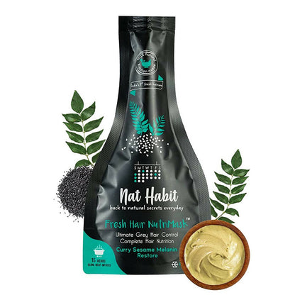 Nat Habit Curry Sesame Fresh Hair Mask (Nutri Mask) - Indyancart