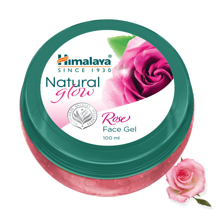 Himalaya Natural Glow Rose Face Gel - Indyancart