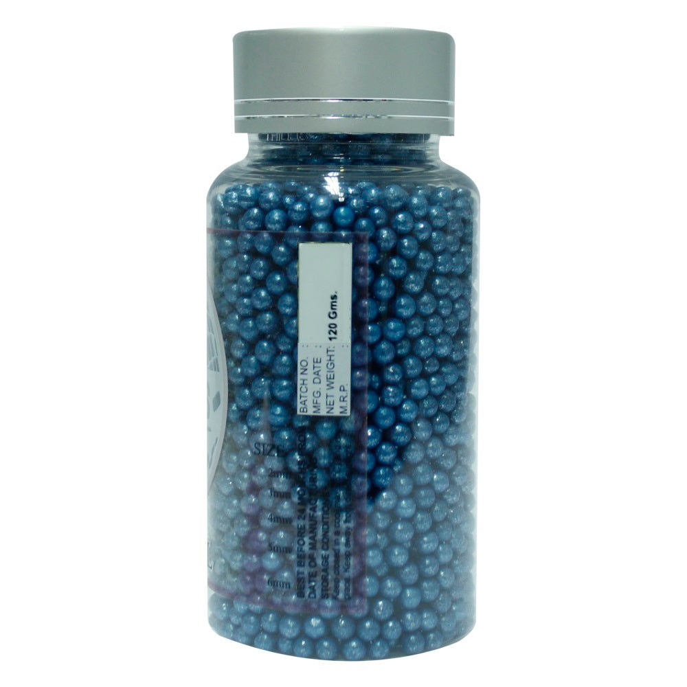 Confect Navy Blue Disco Balls Sprinkles 3 MM