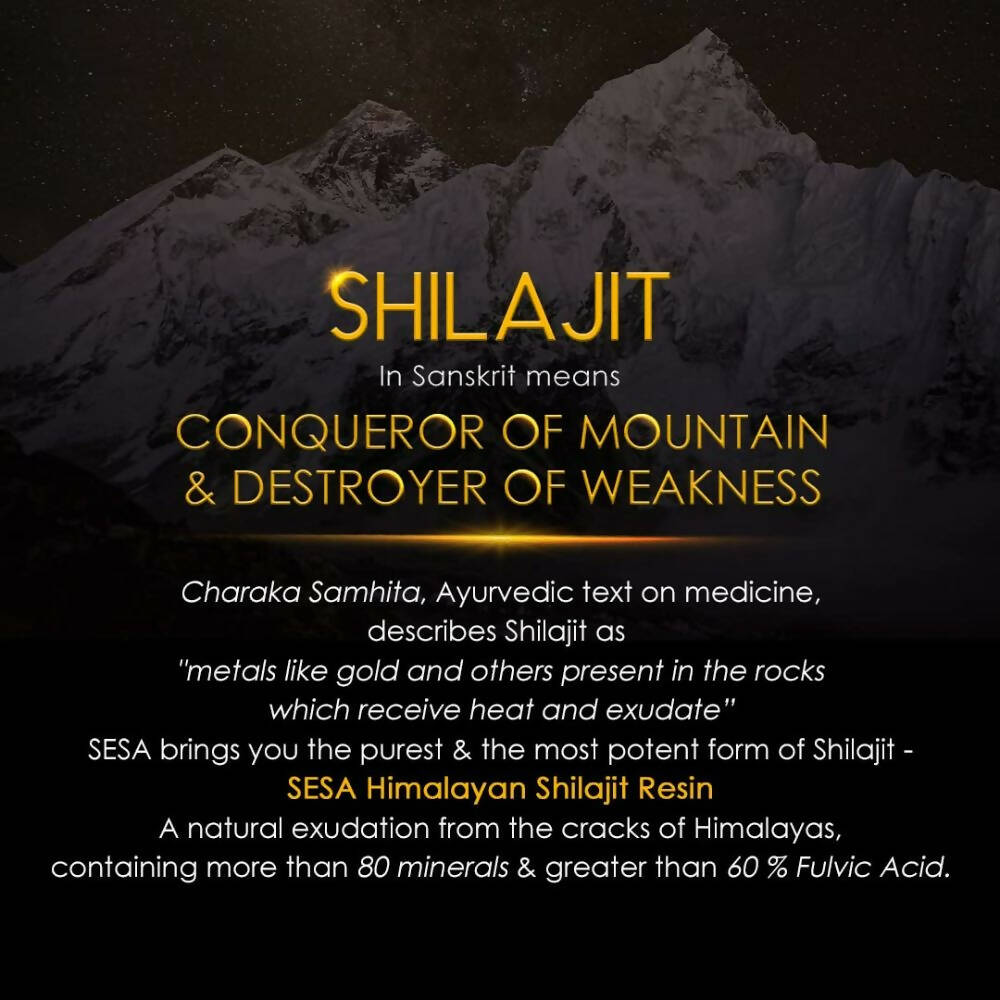 Sesa Wellness Himalayan Sj Resin - Indyancart