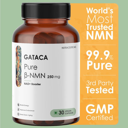 GATACA Pure ?-NMN -  250 mg Capsules, Backed by 21 Patents