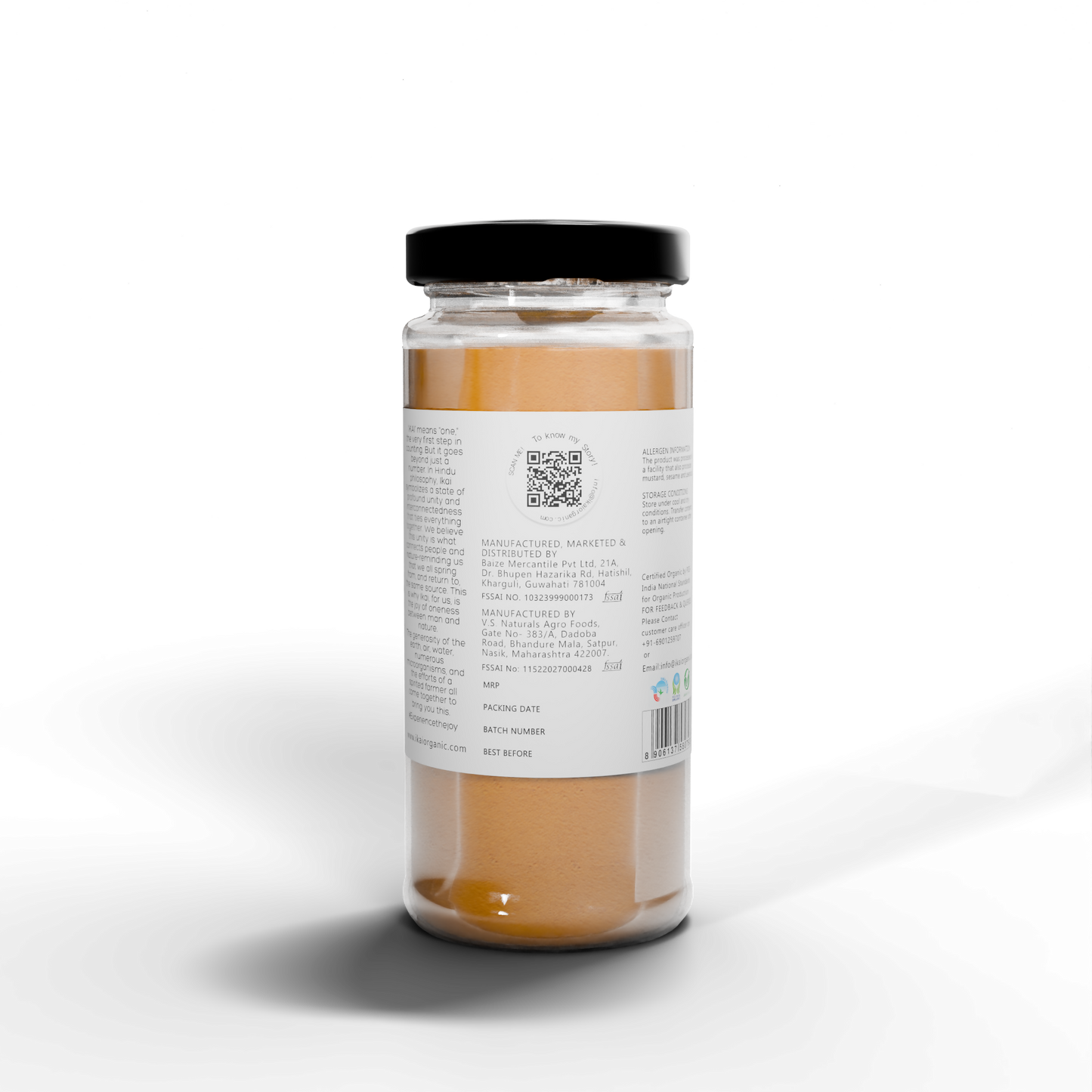 IKAI Natural Lakadong Turmeric Latte (Haldi Doodh)