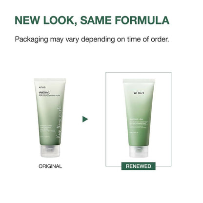 Anua Heartlef Quercetinol Pore Deep Cleansing Foam - Korean Skincare