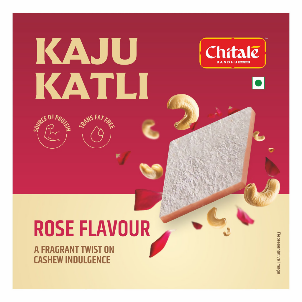 Chitale Bandhu Rose Flavoured Kaju Katli