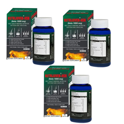 Nutrijuven - Hsn - Biotin 10000 Mcg Capsules