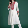 Dhiyona IE Embroidered Top With Trousers Co-Ords