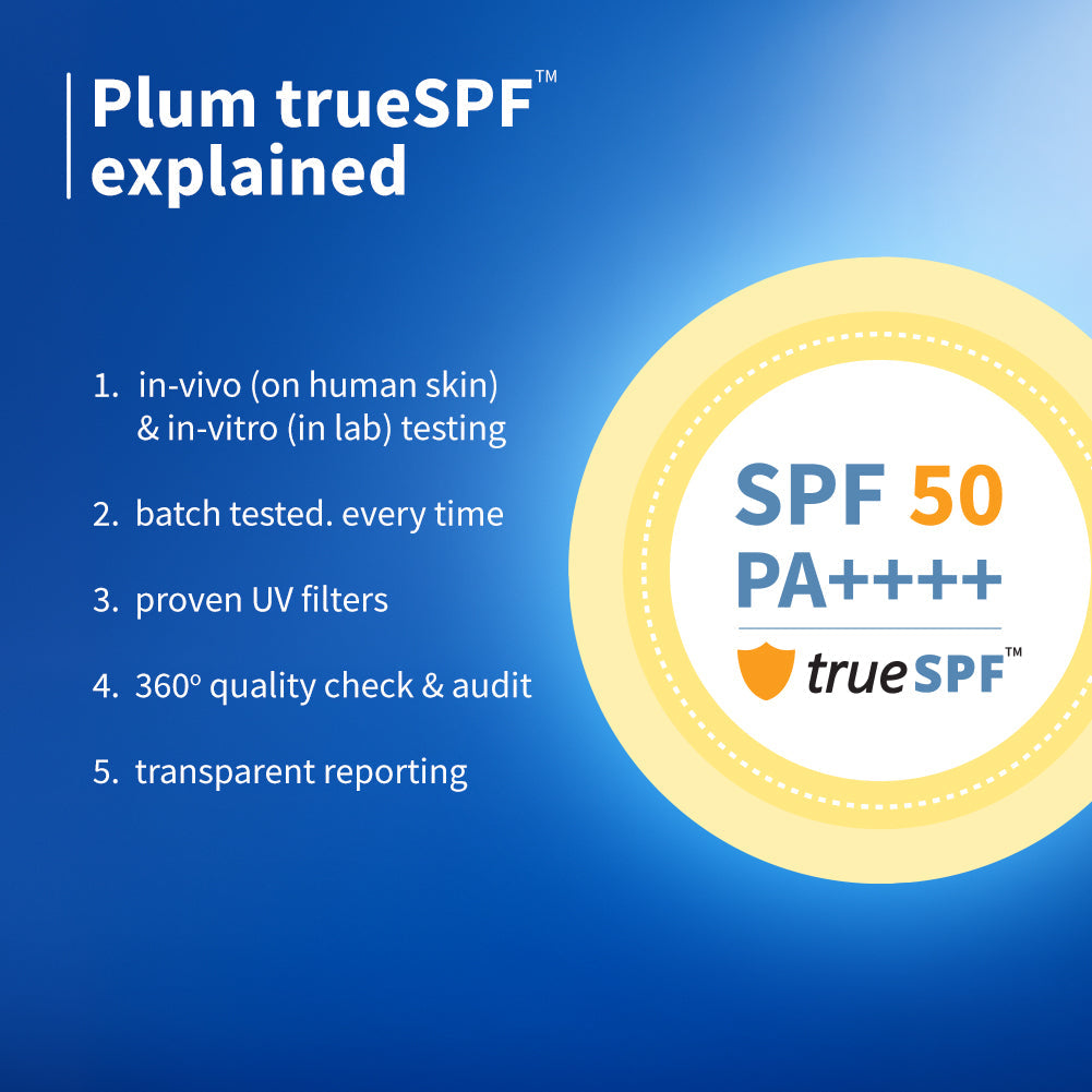 Plum Goodness 2% Niacinamide & Rice Water SPF 50 PA++++ Hybrid Sunscreen