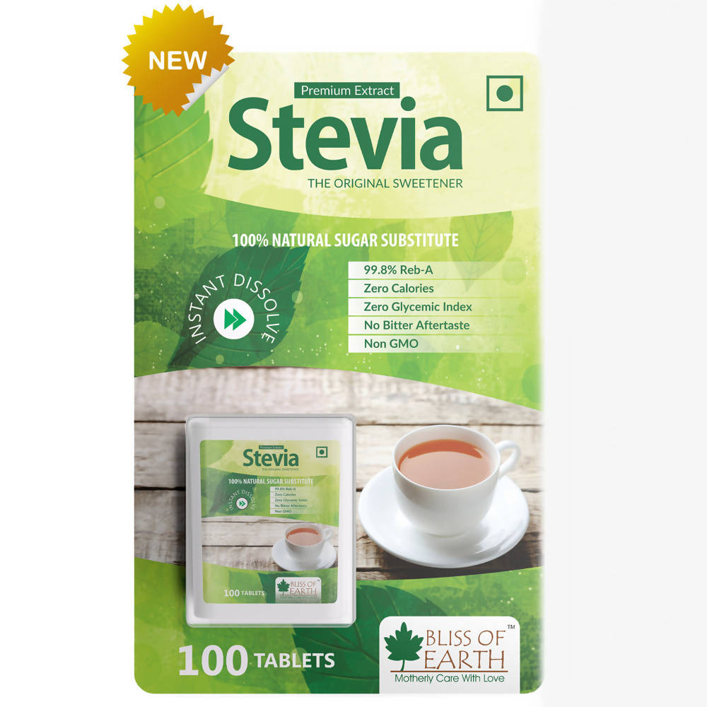 Bliss of Earth 99.8% REB-A Stevia Tables - Indyancart