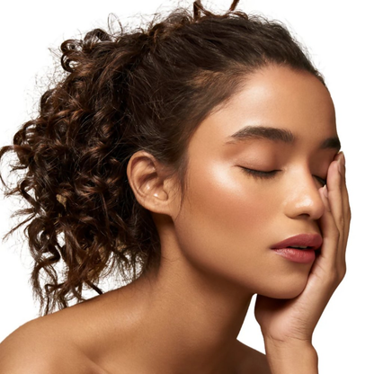 Ruby's Organics Crème Duo with Poppy Pink blush and Illuminate highlighter, creamy makeup products in compact forms.