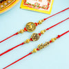 Dhiyona Set Of 3 Thread Rakhis With Roli Chawal Chandan & Mishri