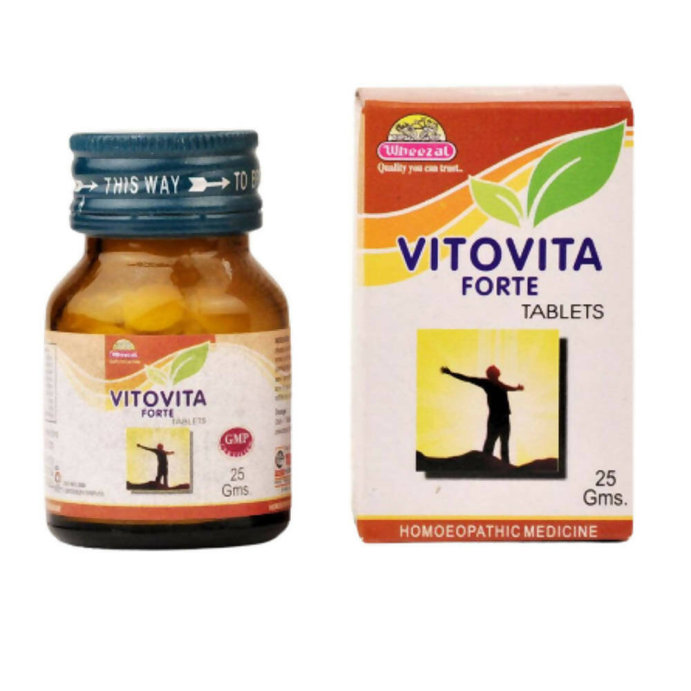 Wheezal Homeopathy Vitovita Forte Tablets - Indyancart