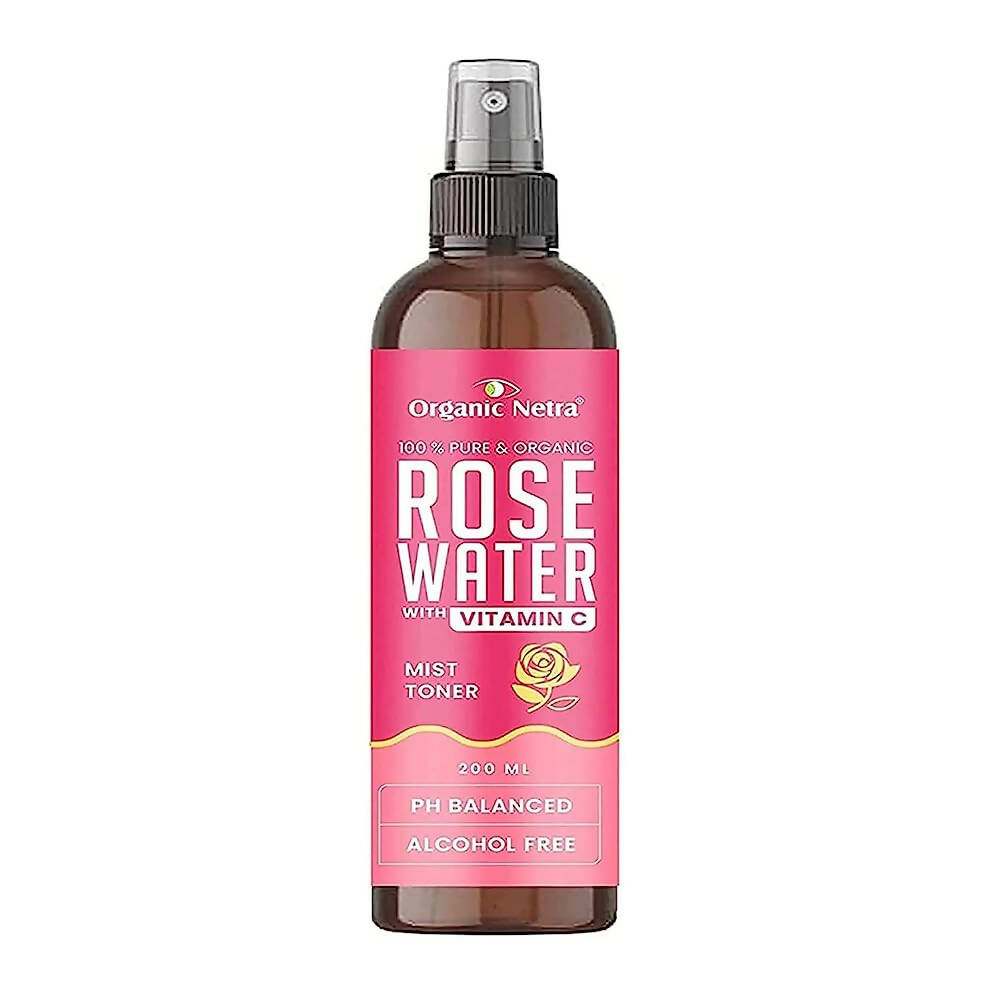 Organic Netra Rose Water with Vitamin C - Indyancart