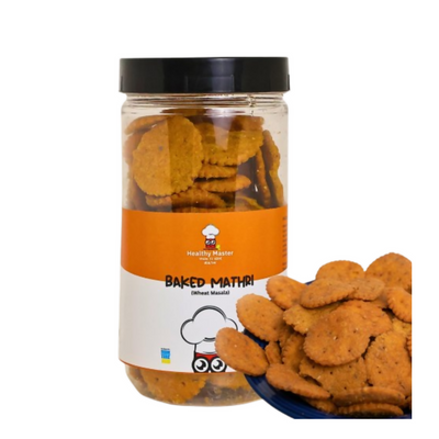 Healthy Master Baked Wheat Masala Mathri Diabetic Friendly Snacks