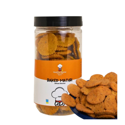 Healthy Master Baked Wheat Masala Mathri Diabetic Friendly Snacks