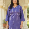 Dhiyona IE Ethnic Motifs Embroidered Thread Work Pure Cotton Straight Kurta With Trousers