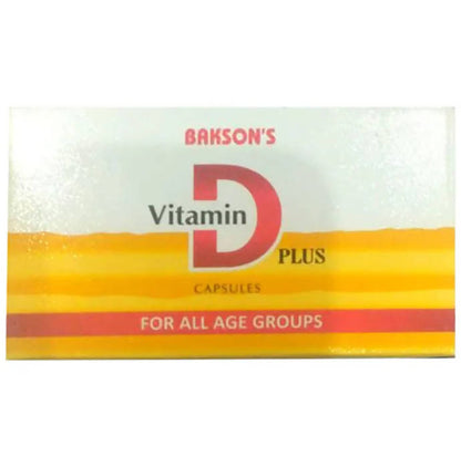 Bakson's Homeopathy Vitamin D Plus Capsules - Indyancart