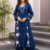 Dhiyona SN Women's Floral Printed sequins Embroidered A-Line Kurta Set