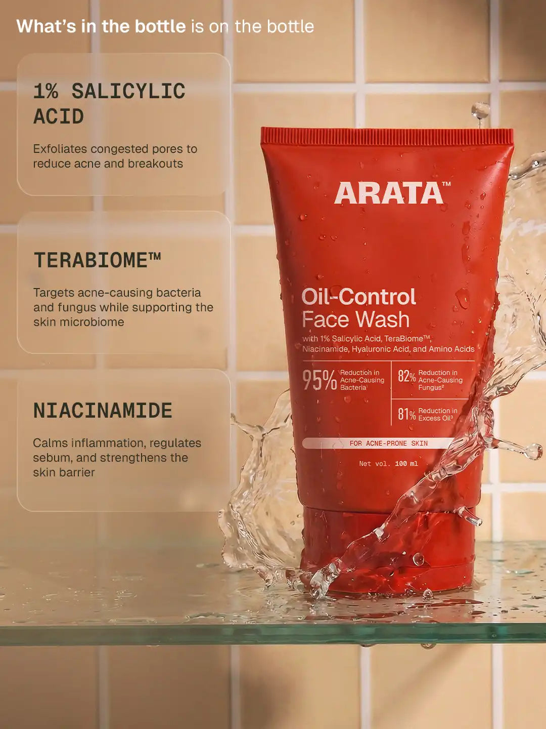Oil-Control Face Wash - 100 ml