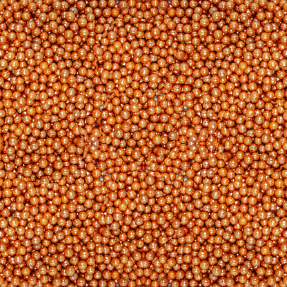 Confect Orange Disco Balls Sprinkles 4 MM