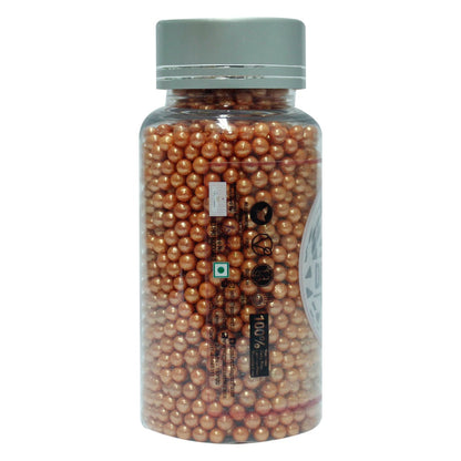 Confect Orange Disco Balls Sprinkles 5 MM