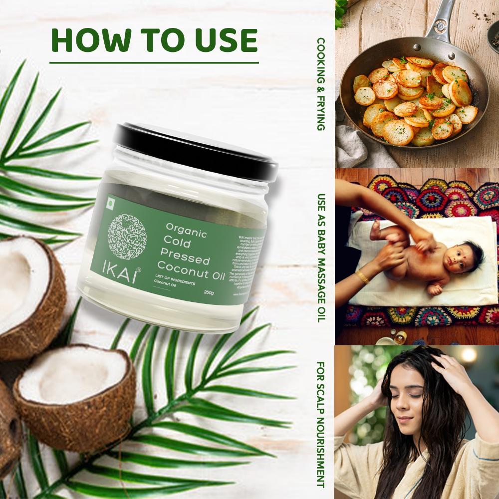 IKAI Organic Cold Pressed Coconut Oil