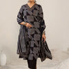 Indyancart IE Women Printed Regular Thread Work Pure Cotton Kurta with Trousers & With Dupatta