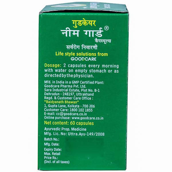 Goodcare Neem Guard Capsules - Limited Time Offer