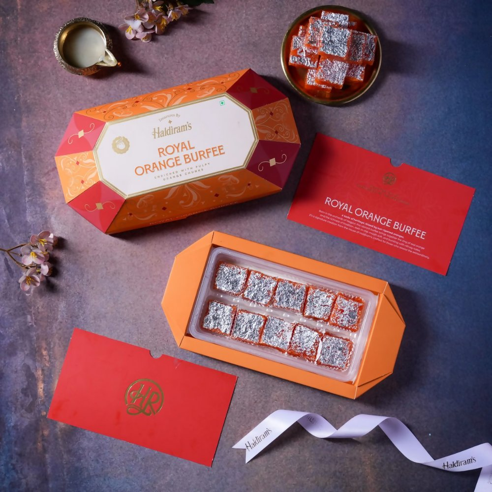 Haldiram's Royal Orange Burfee