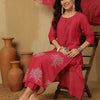 Dhiyona SN Women's Printed Straight Kurta With Trousers & Dupatta