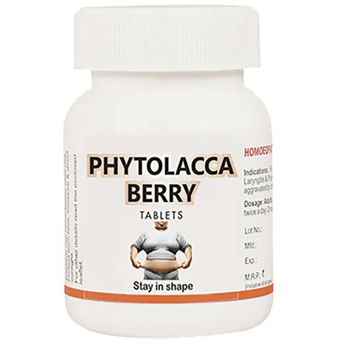 Bakson's Homeopathy Phytolacca Berry Tablets - Indyancart
