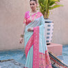 Women Paithani Aarti Sea Green Saree With Unstiched Blouse