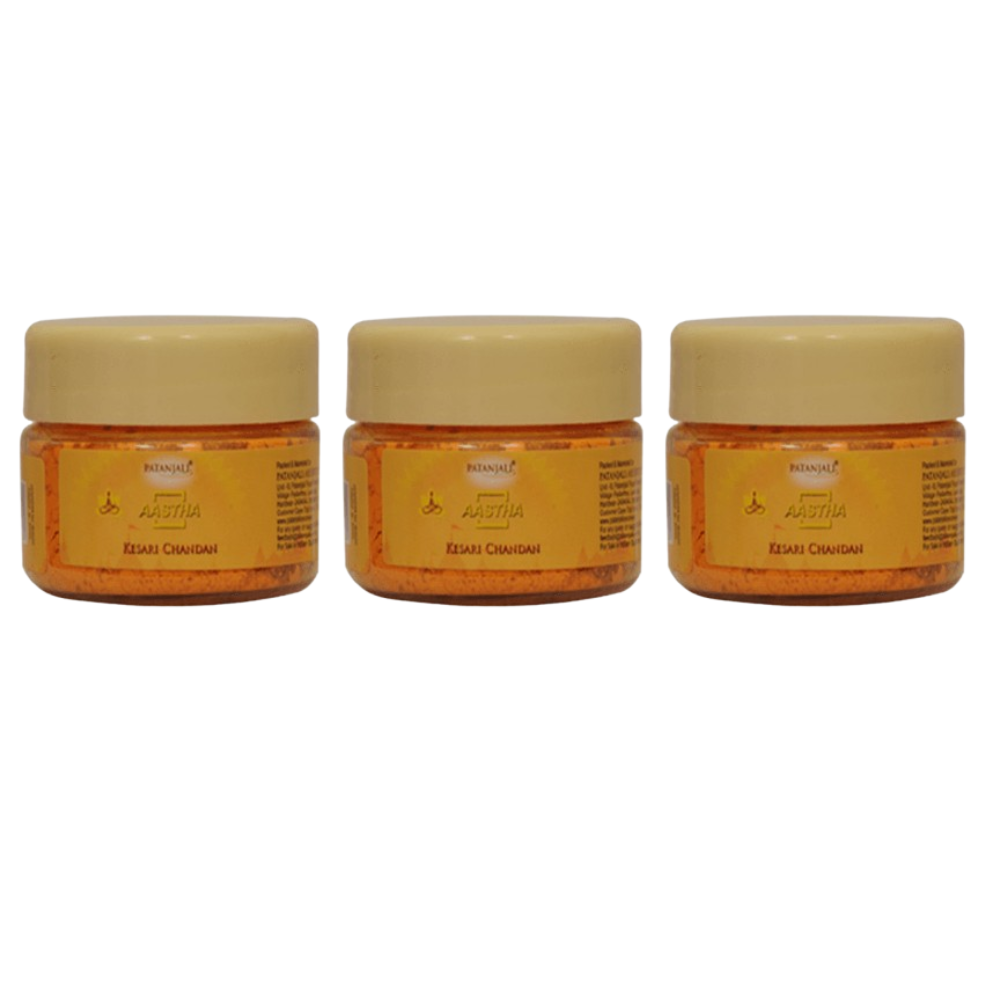 Patanjali Aastha Kesari Chandan (25 gm) - Indyancart