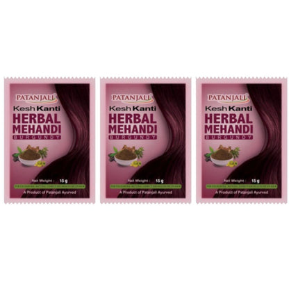 Patanjali Kesh kanti Herbal Mehandi Burgundy - Indyancart