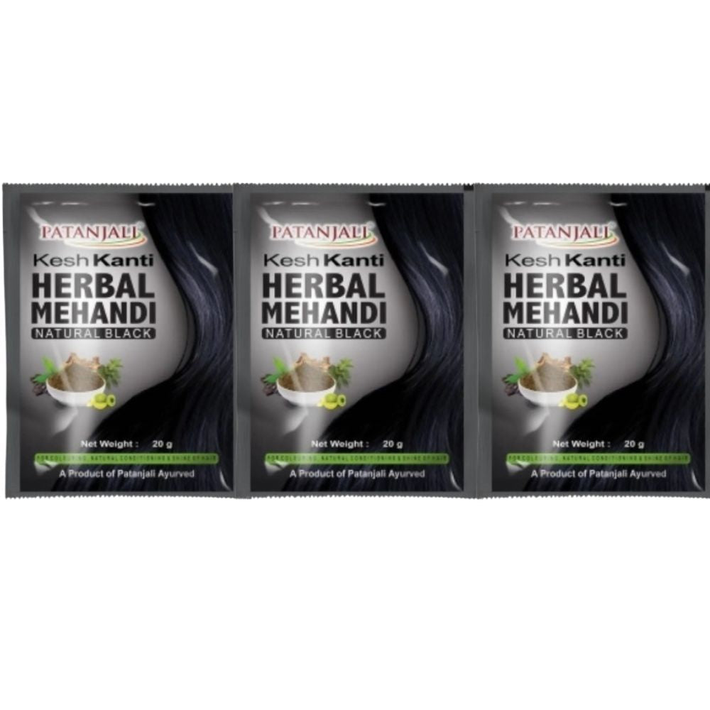 Patanjali Kesh kanti Herbal Mehandi Natural Black - Indyancart