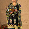 Dhiyona IE Women Floral Printed Pure Cotton Kurta with Trouser & Dupatta
